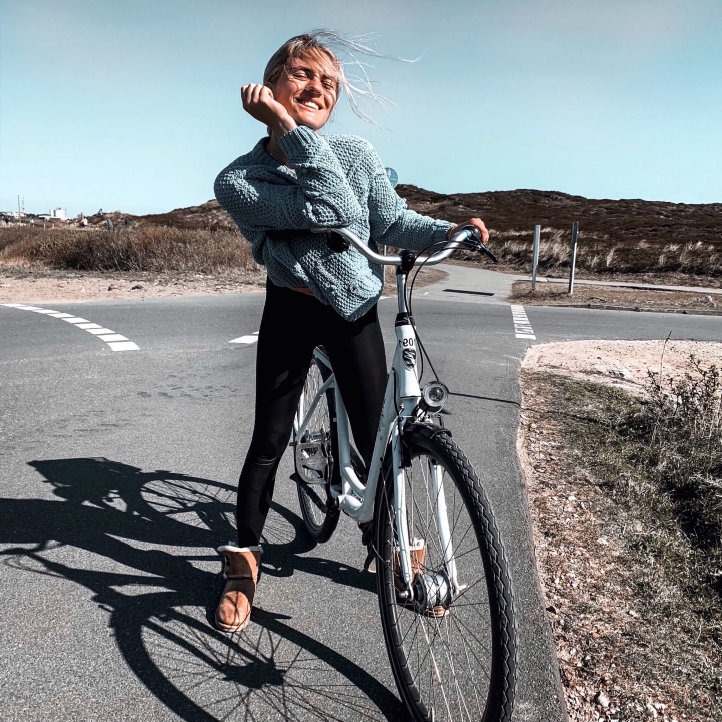 Romina Violetta Fahrradtour auf Sylt