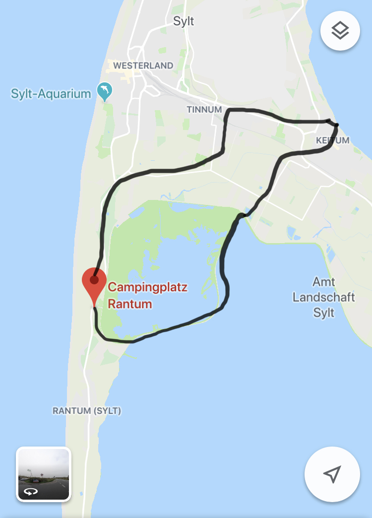 Fahrradtour Sylt Rantum, Keitum, Tinnum